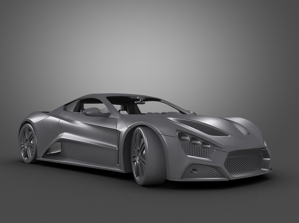 3d model zenvo car - Zenvo ST1 by Swan3DStudios
